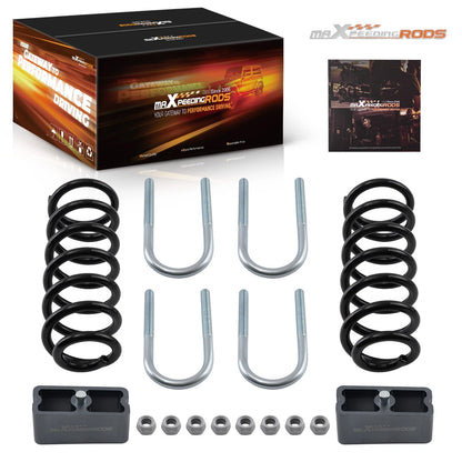 Lowering Springs for GMC Canyon and Chevy Colorado 2004–2012 2WD Front Rear