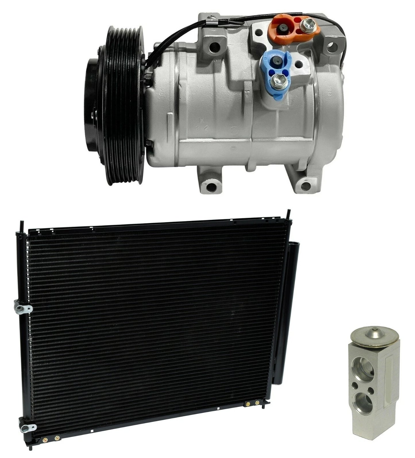 AC Compressor Kit With Condenser for Honda Ridgeline 3.5L (2006–2014)