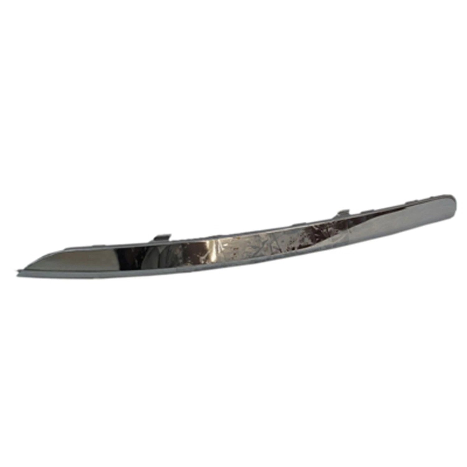 Replacement Chrome ABS Plastic Passenger Side Front Bumper Cover Molding