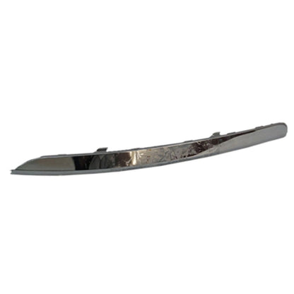 Replacement Chrome ABS Plastic Passenger Side Front Bumper Cover Molding