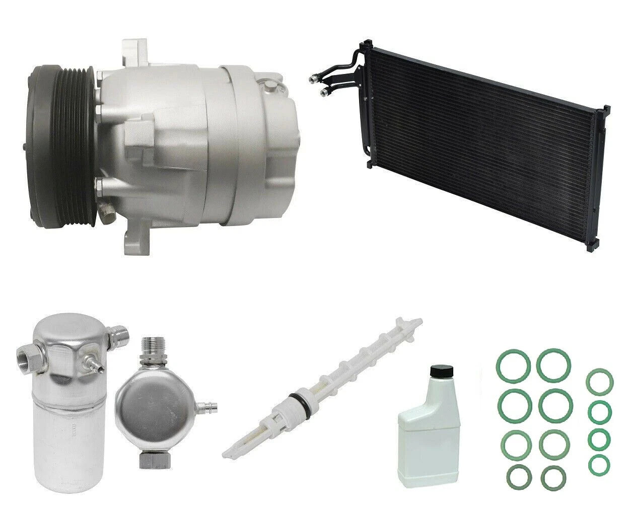 A/C Compressor Kit with Condenser for Toyota Hilux (2005–2015)