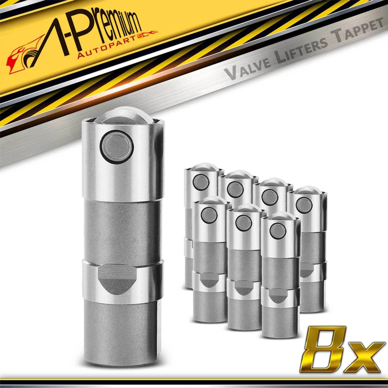 8x Hydraulic Roller Valve Lifters for Chevrolet GMC Cadillac Buick