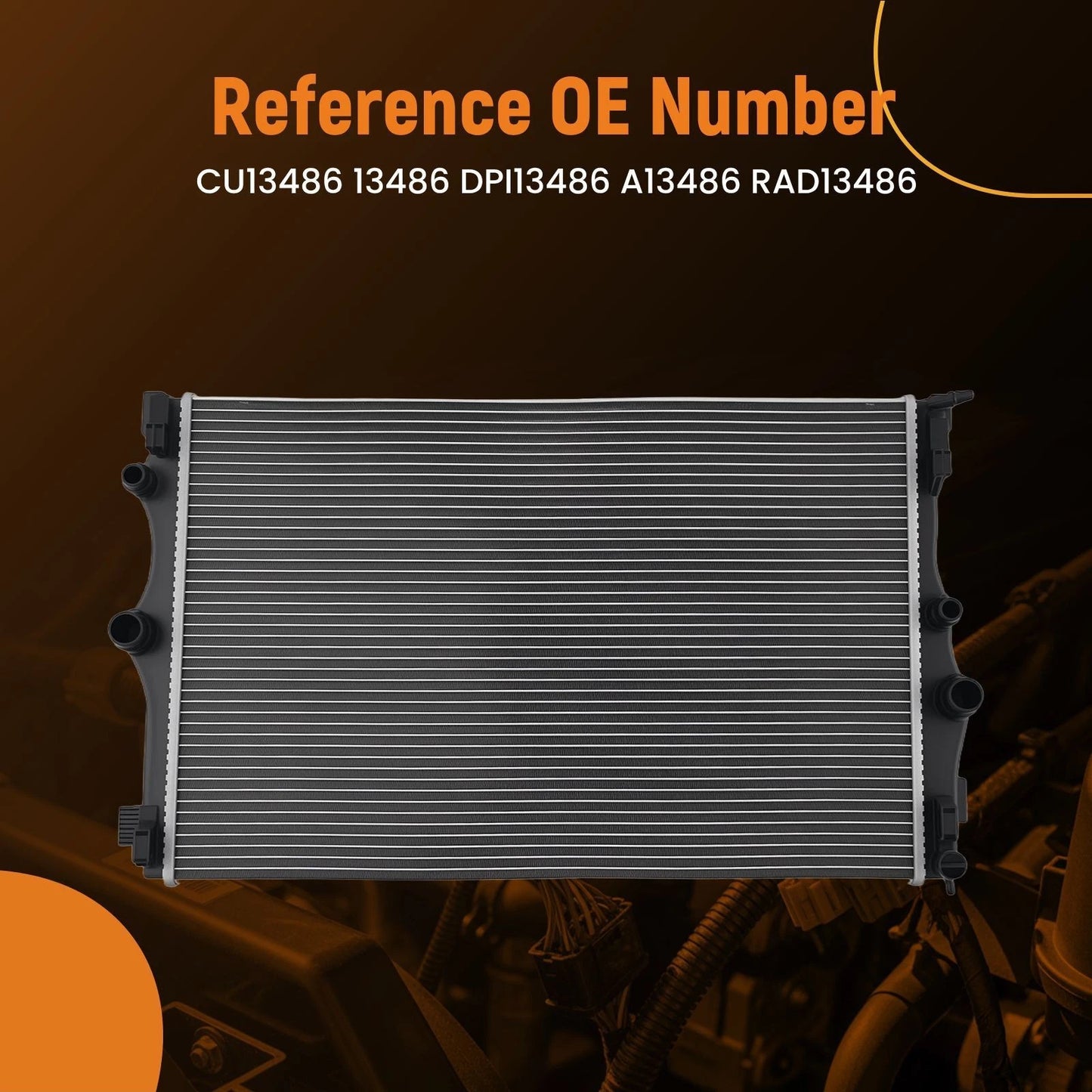 Aluminum Radiator Cooling for Ford Mustang (2015–2017)