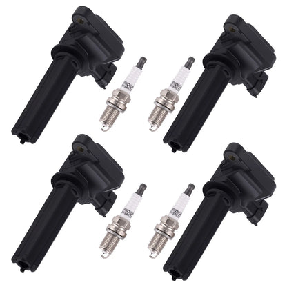 Ignition Coils & Spark Plugs Kit for Saab 9-3 2.0L (2004–2011)