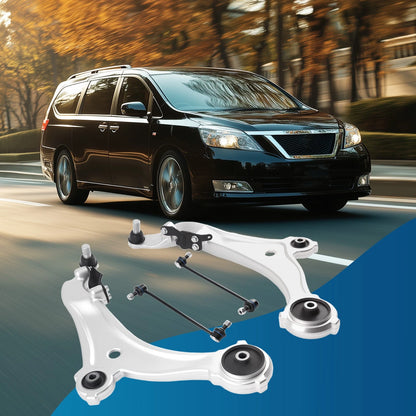 Front Control Arms Ball Joint Sway Bar Stabilizer Kit for 2011-2017 Nissan Quest