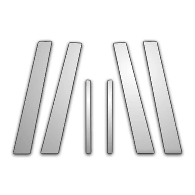 6Pc Chrome Pillar Post Covers for 97-05 Buick Park Ave - P1359
