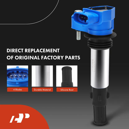 6x Ignition Coil & 6x Iridium Spark Plug for Chevy Traverse (2009–2023)