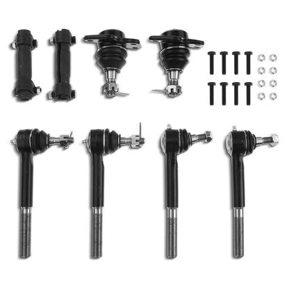 8x Front Ball Joint Tie Rod End for Chevy K2500 K3500 Tahoe GMC Yukon (1995–2000)