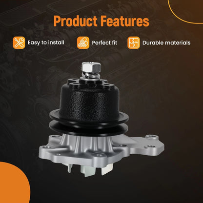 Engine Coolant Water Pump for Kubota L295F (2011–2011)