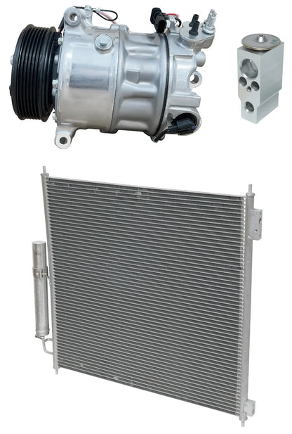 AC Compressor Kit With Condenser Replacement for Land Rover Discovery 2019–2019