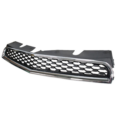 Front Upper Grille Replacement Black Chrome for Ford F150 (2009–2014)