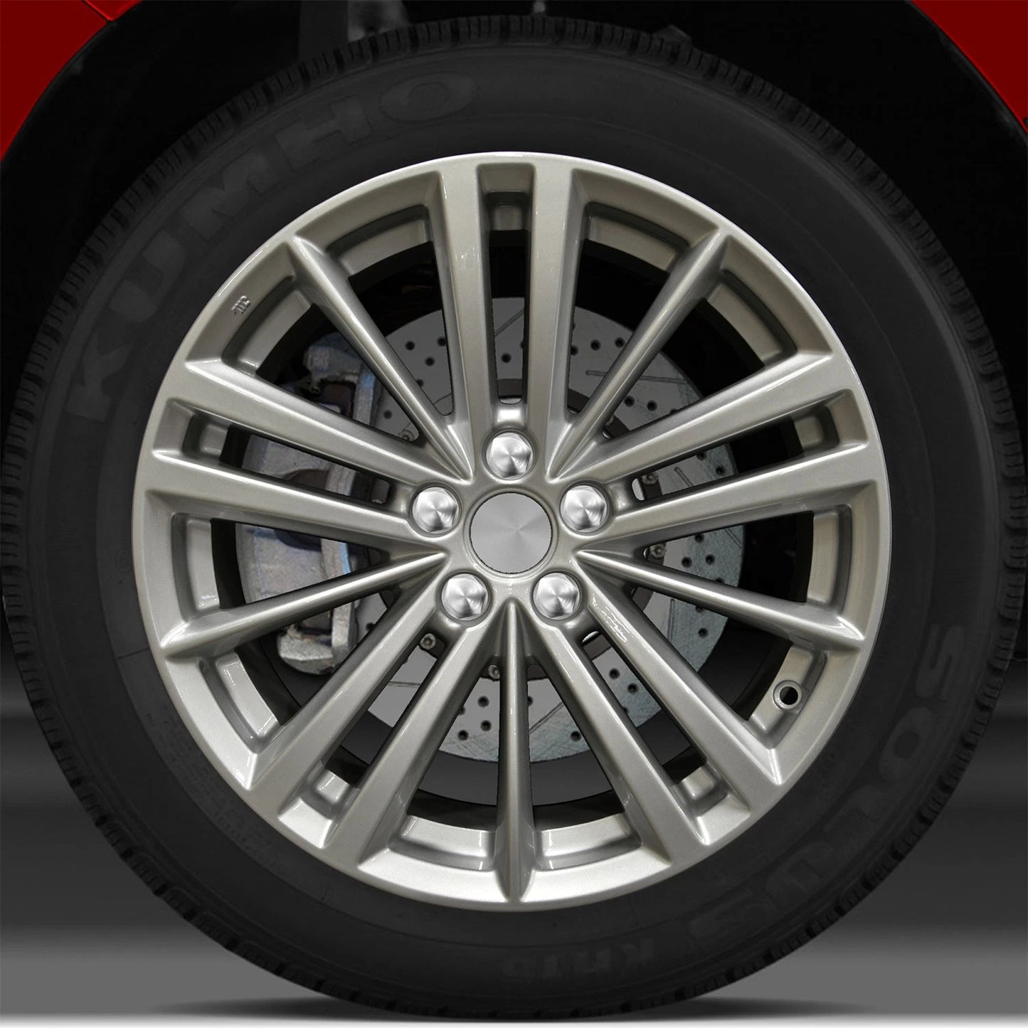 17x7 Factory Wheel (Bright Medium Silver) for 2012-2015 Subaru Impreza