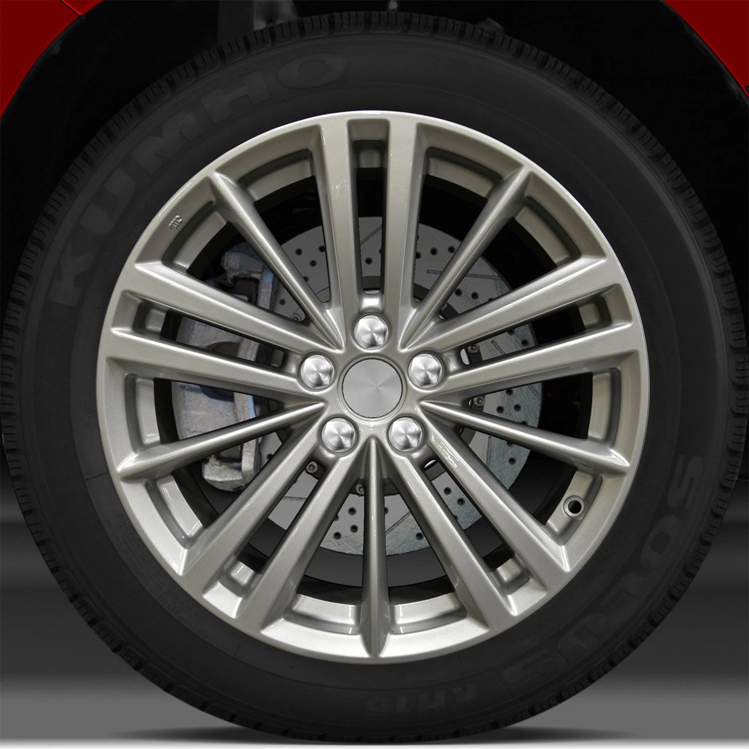 17x7 Factory Wheel (Bright Medium Silver) for 2012-2015 Subaru Impreza