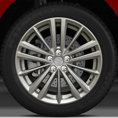 17x7 Factory Wheel (Bright Medium Silver) for 2012-2015 Subaru Impreza