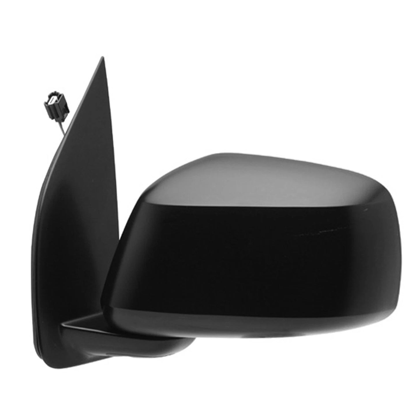 Driver Front Power Door Mirror Replacement with Black Textured Cover for Toyota