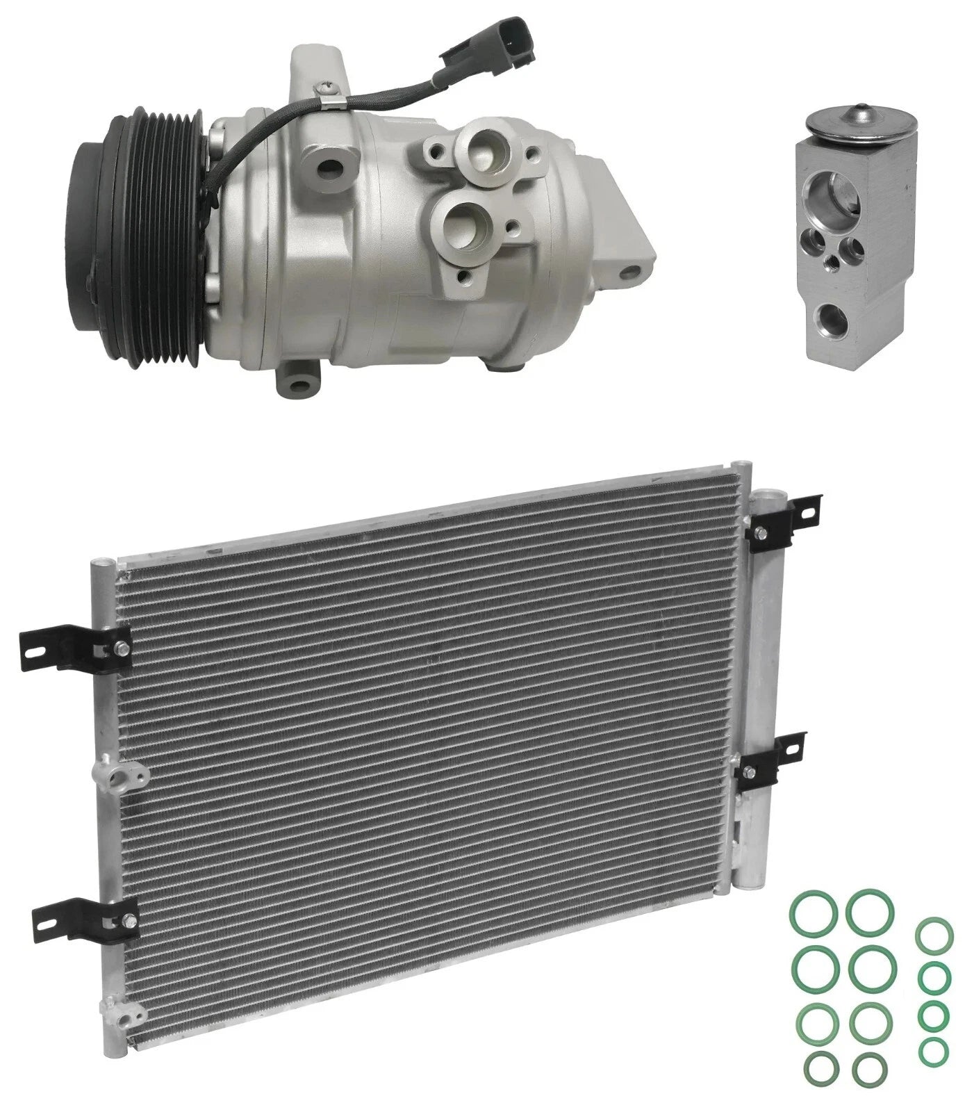 AC Compressor Kit With Condenser for Lincoln MKX 3.7L V6 (2013–2018)
