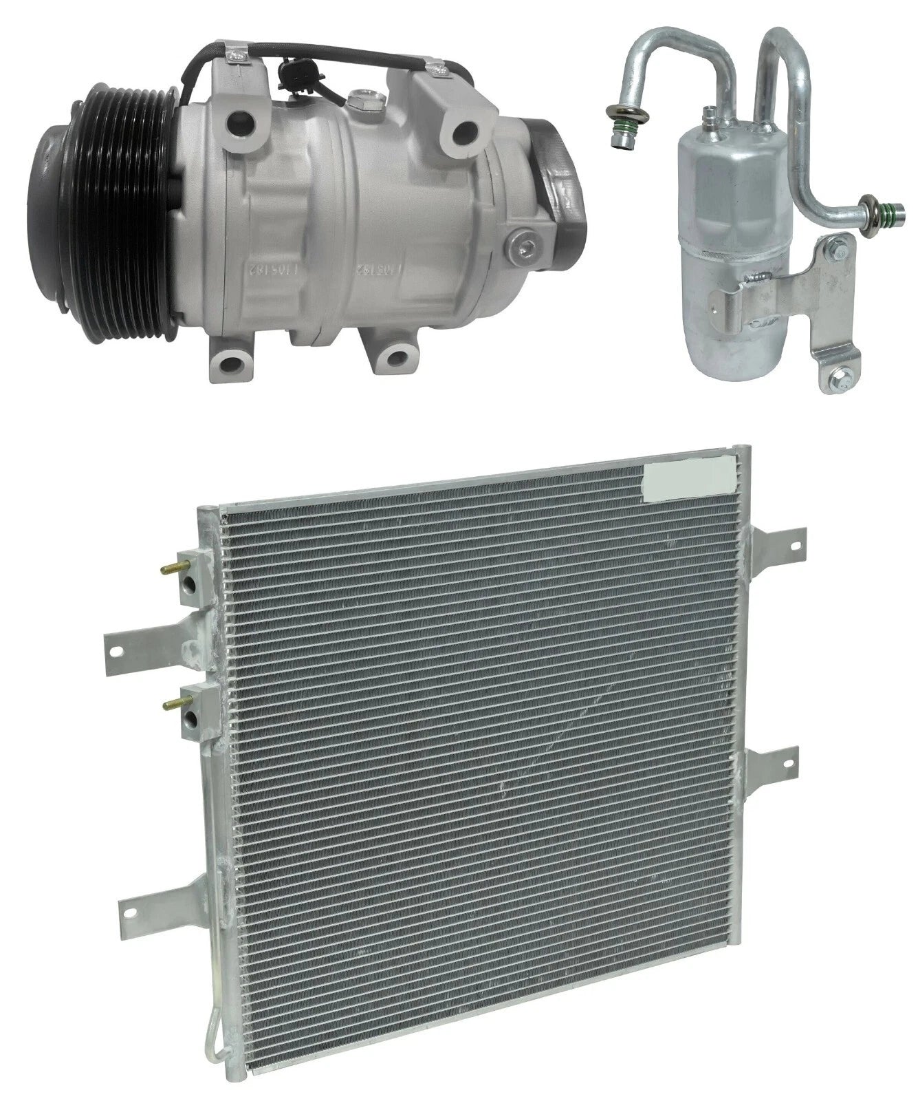 AC Compressor Kit With Condenser for Dodge Ram 3500 6.7L (2009–2012)
