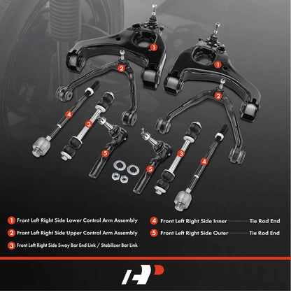 10x Front Control Arm for Chevy Silverado 1500 (1999–2006) GMC Sierra 1500