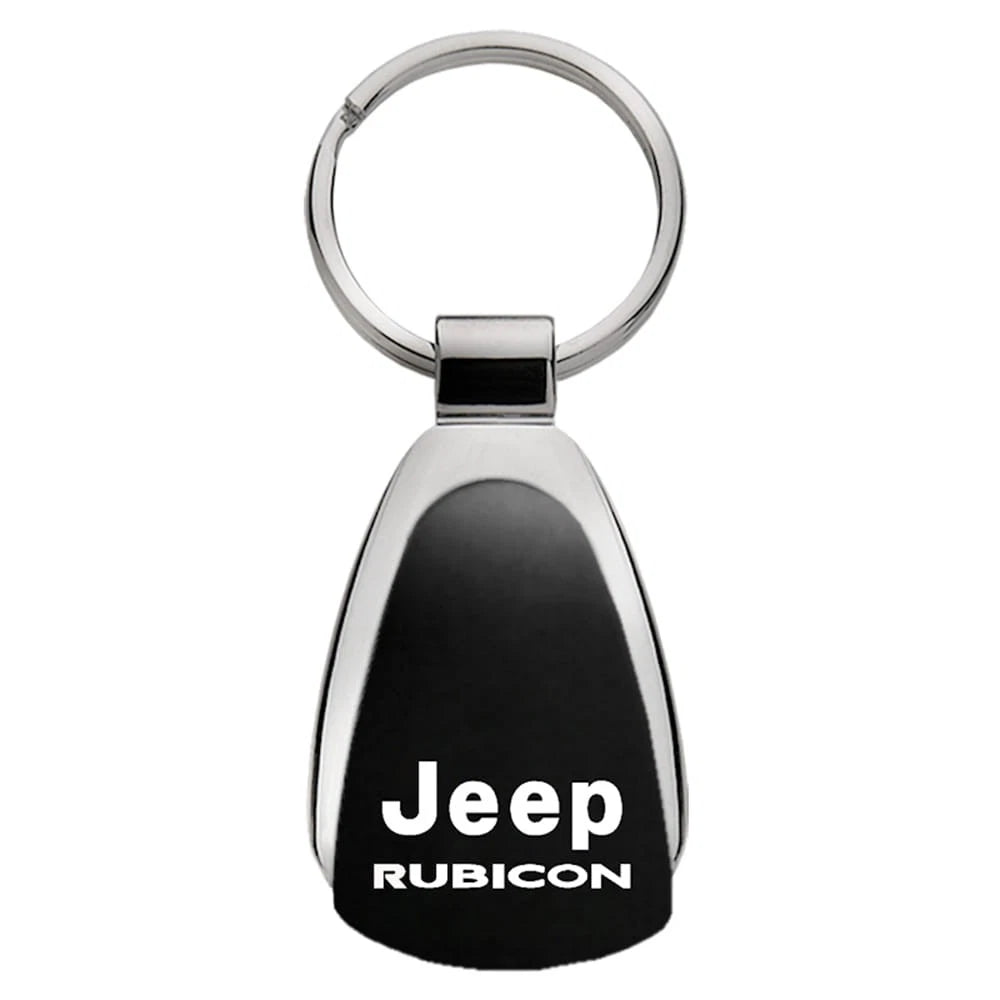 Black Teardrop Keychain - Officially Licensed for Jeep Rubicon