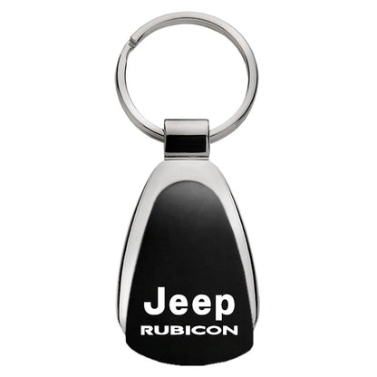 Black Teardrop Keychain - Officially Licensed for Jeep Rubicon