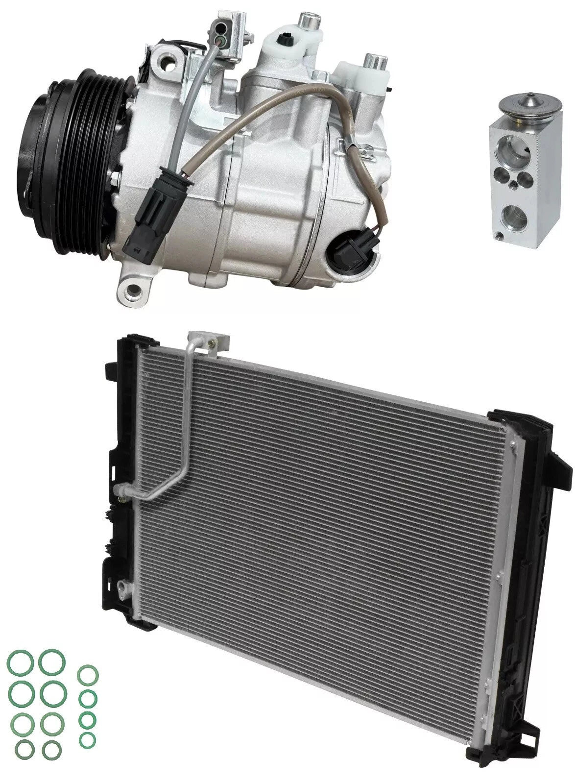 A C Compressor Kit With Condenser for Mercedes E250 (2015–2017)
