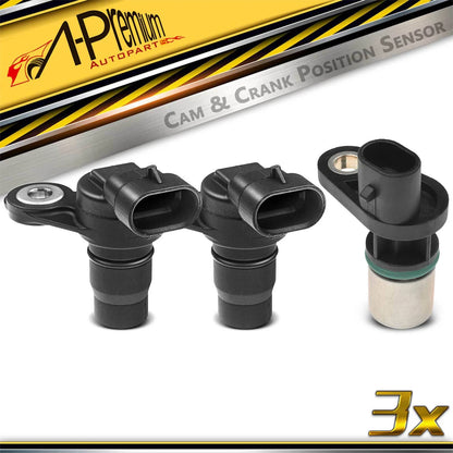 2X Camshaft & Crankshaft Position Sensor for Chevrolet Trailblazer (2002–2009)