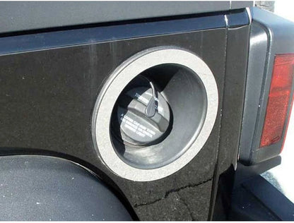 Luxury FX Chrome Fuel Gas Door Ring for 2007-2018 Jeep Wrangler