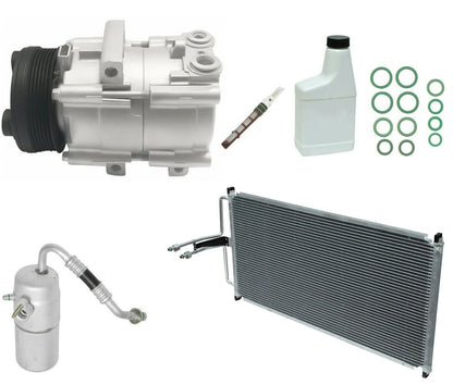 AC Compressor Kit Replacement With Condenser for Ford Econoline (1992–2014)