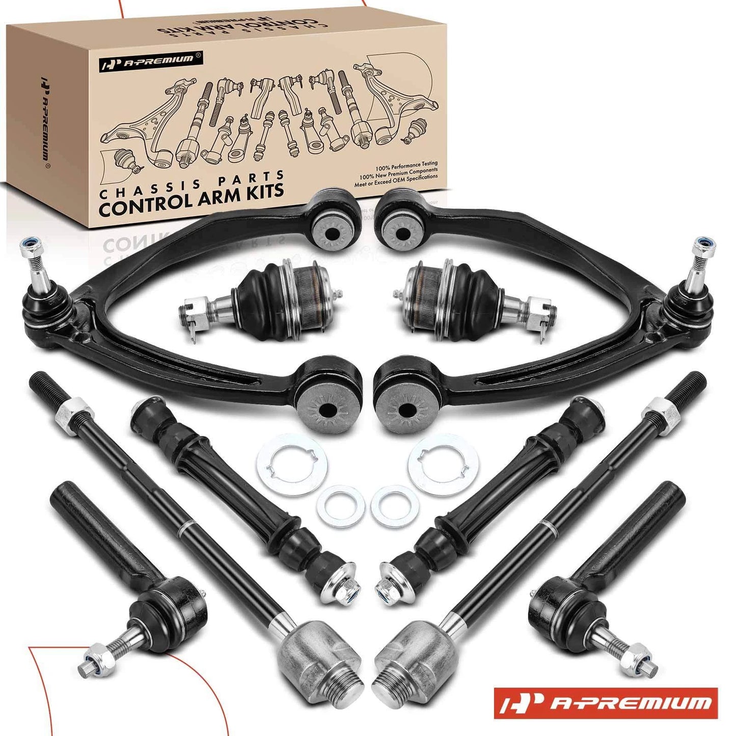 10x Front Control Arm Ball Joints for Chevy Silverado