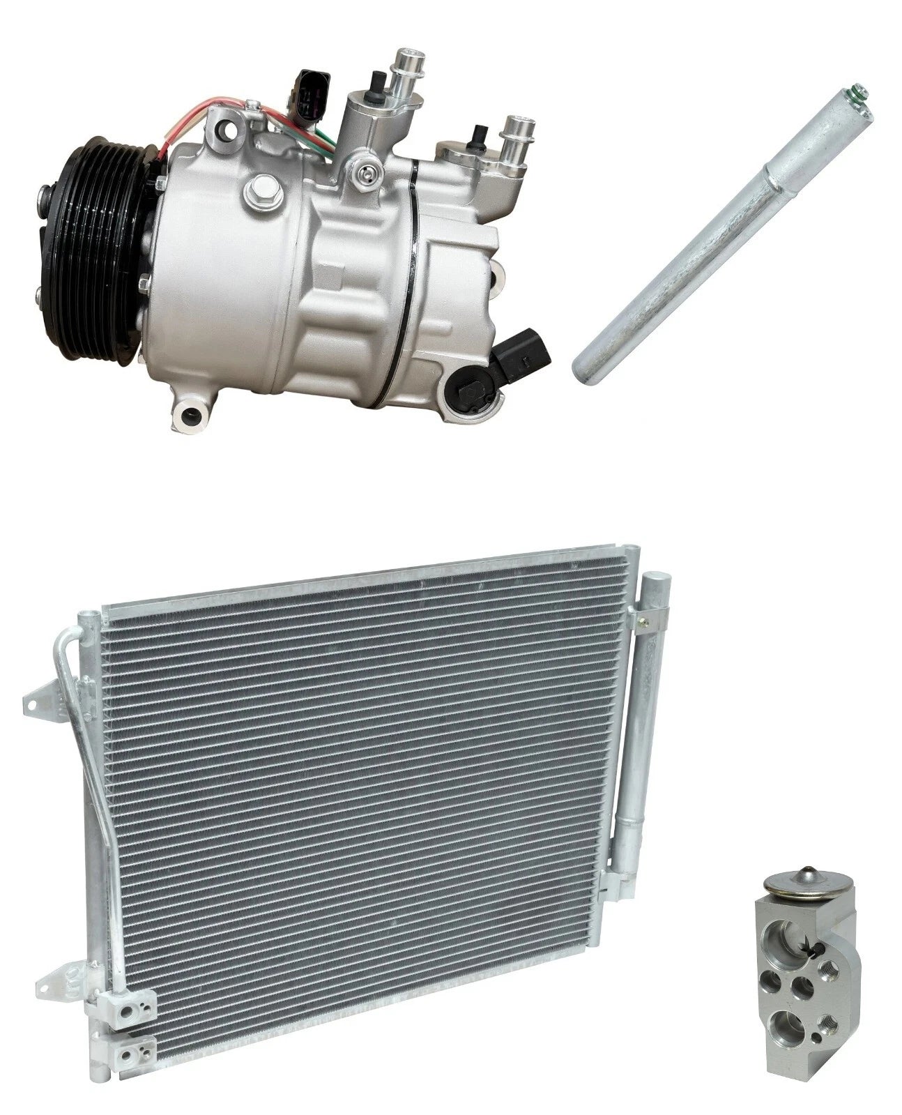 AC Compressor Kit With Condenser for Volkswagen Passat 3.6L (2018–2018)