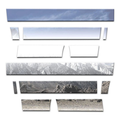 Chrome Rocker Panels with Flares for Ford F150 Platinum (2009–2014)