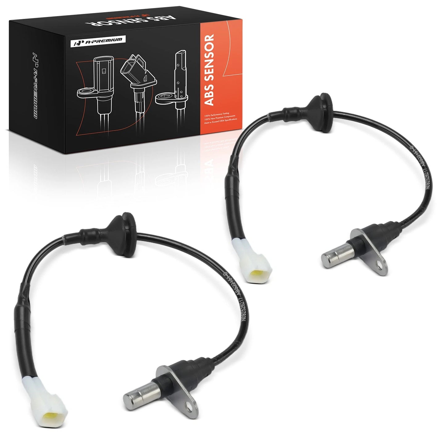 2X Rear ABS Wheel Speed Sensor for Chevy W3500 Tiltmaster (2007–2009)