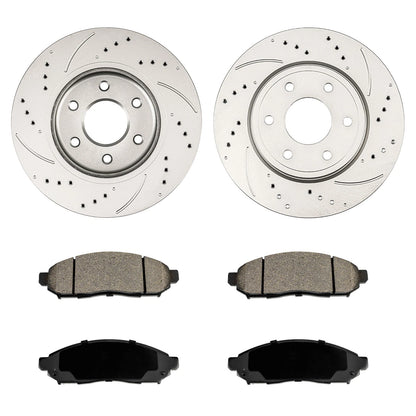 Front Brake Kit for Nissan Frontier & Suzuki Equator (2005–2019)