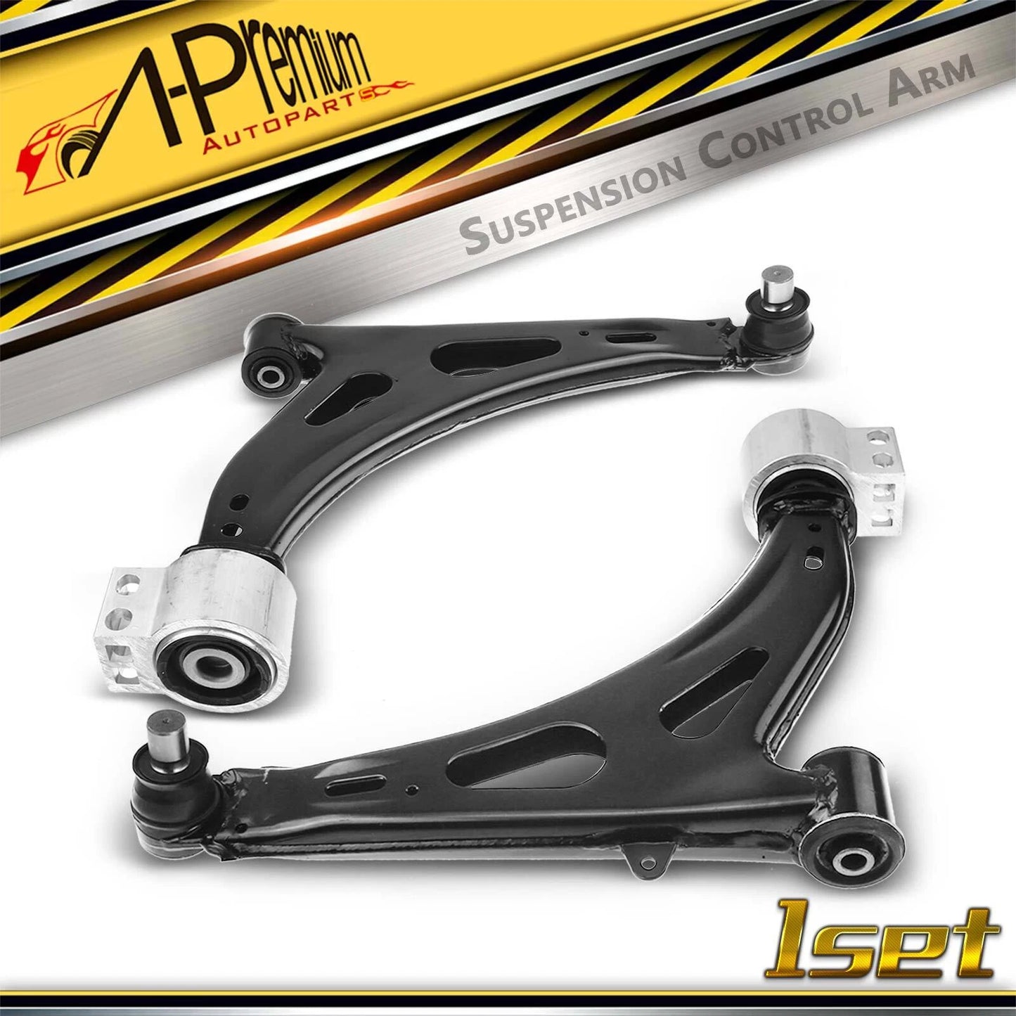 2X Front Lower Control Arm with Ball Joint for Chevrolet Impala (2014–2020)