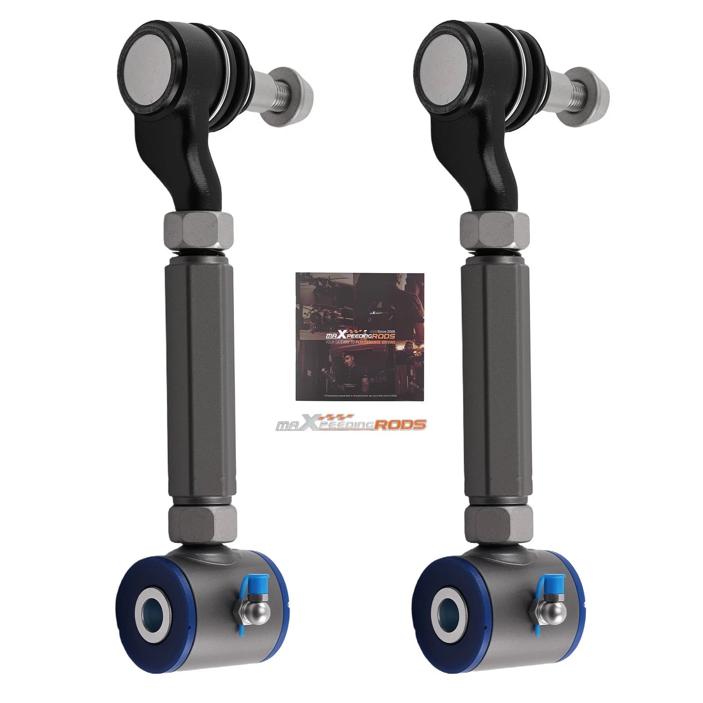 2x Rear Upper Camber Arms for Acura TL 2004-2008 (Left Right) Adjustable -2° to +4°