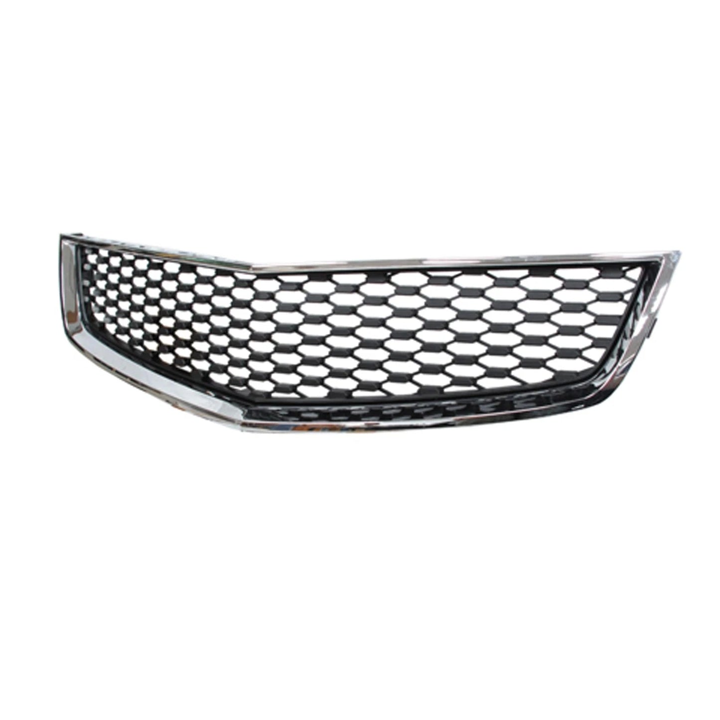 Replacement Black Chrome Plastic Front Lower Grille For 2010-2015 Chevy Equinox