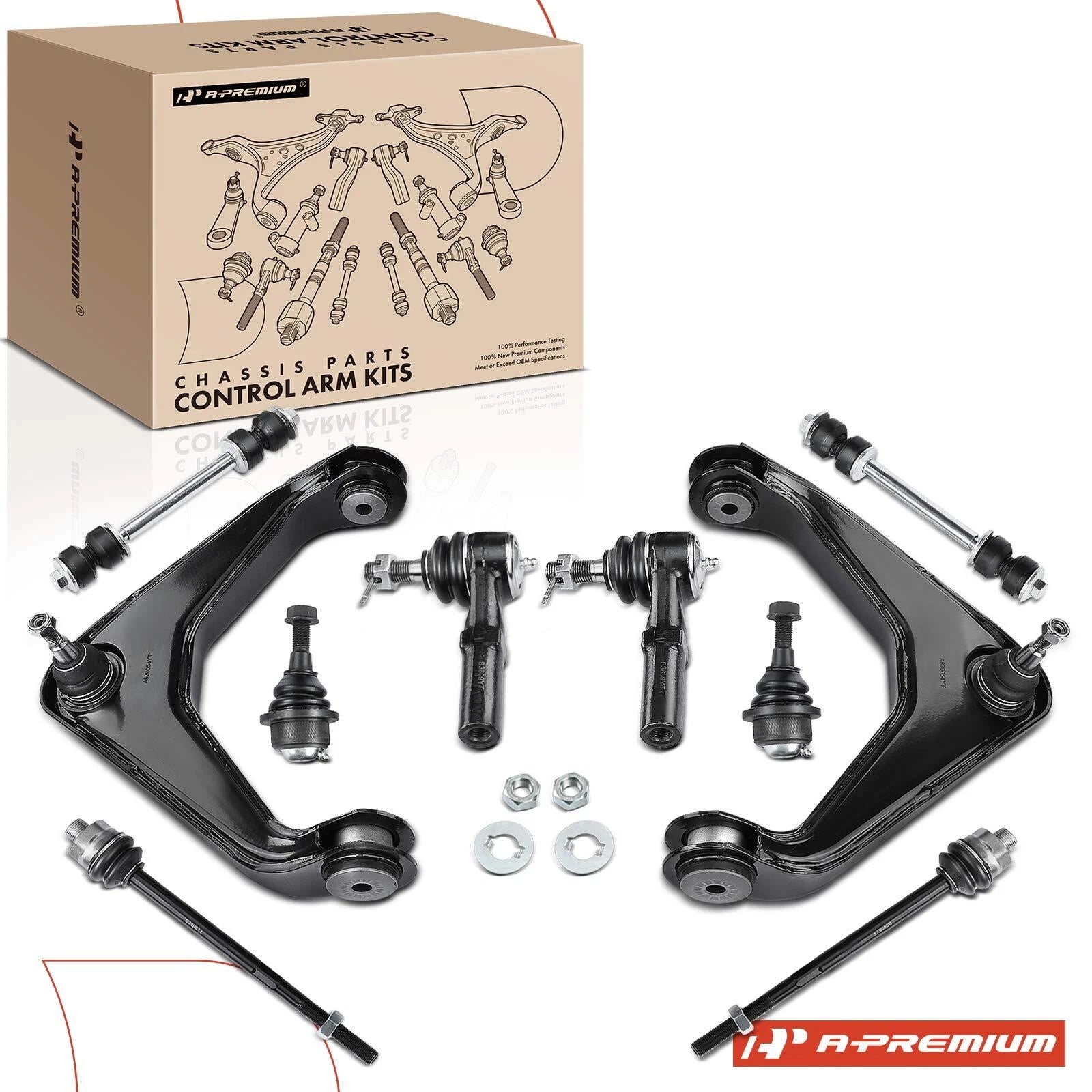 10x Control Arm Ball Joint Tie Rod Sway Bar for Chevrolet GMC Hummer
