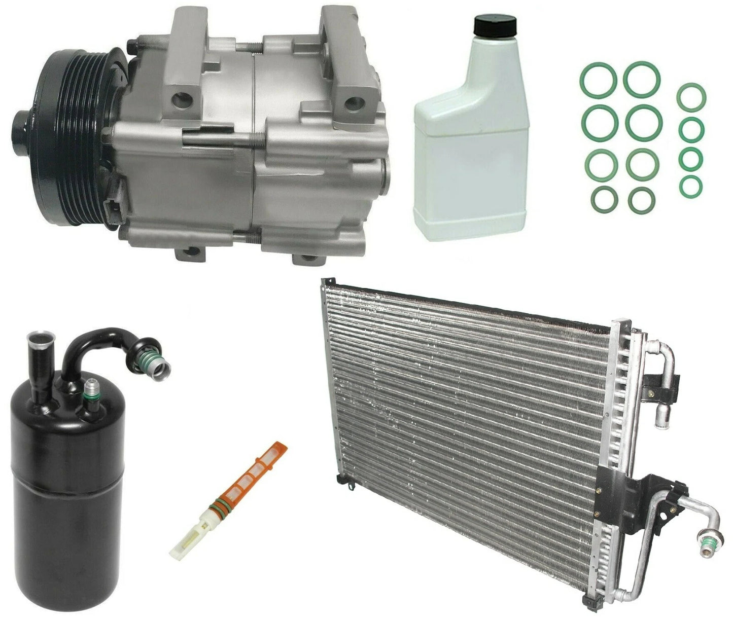 A/C Compressor Kit with Condenser for Holden Commodore (2000–2006)