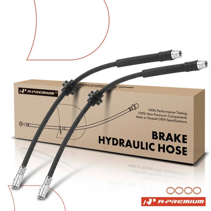 2X Front Brake Hydraulic Hose for Mercedes-Benz E320 E350 E500 (2003–2005)