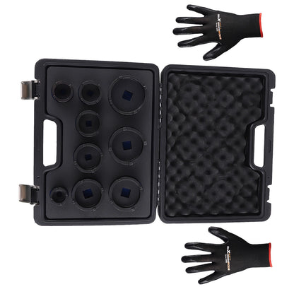 Grooved Lock Nuts Socket Set for KM4–KM12 (2014–2021)
