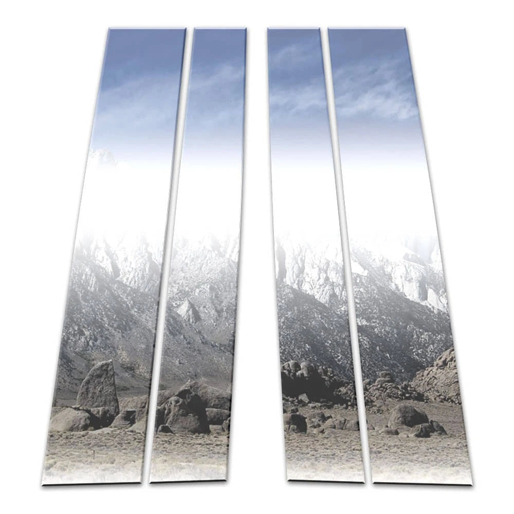 Chrome Pillar Posts 4Pc Replacement for Toyota Tundra Sequoia (2007–2021)