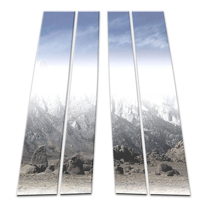 Chrome Pillar Posts 4Pc Replacement for Toyota Tundra Sequoia (2007–2021)