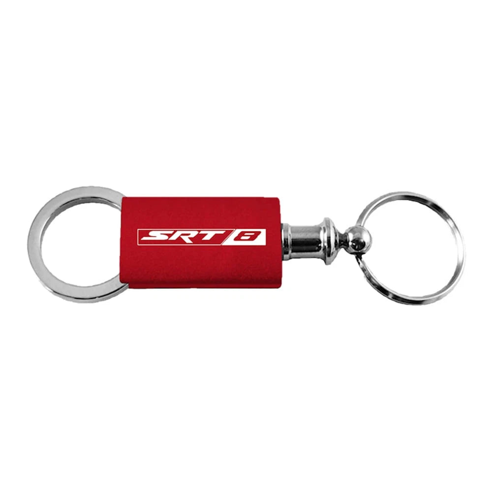 Red Anodized Aluminum Valet Keychain - Officially Licensed for SRT8