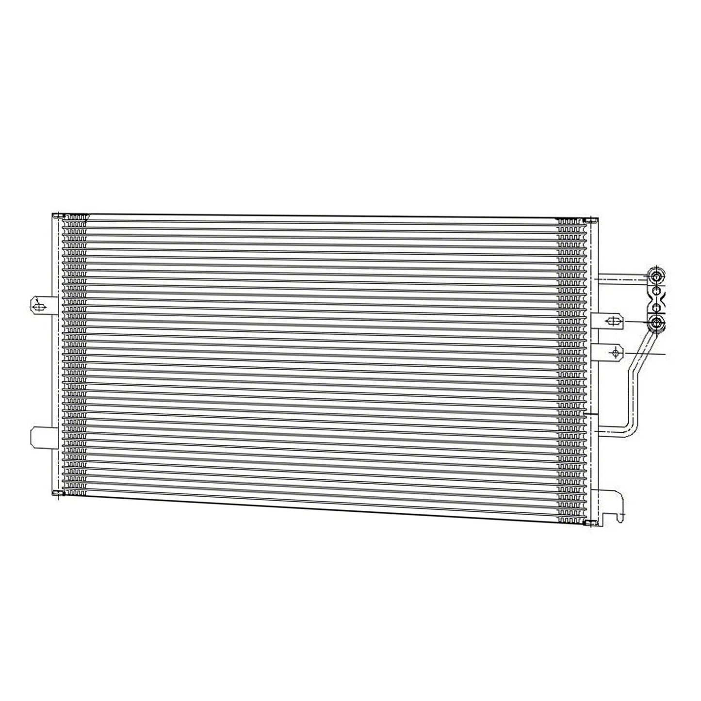 A/C Condenser Replacement Part for Cadillac Seville (1998–2004)