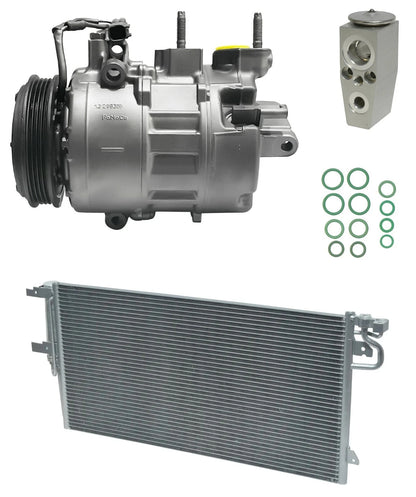AC Compressor Kit W Condenser for Ford Escape 2.0L (2018–2018)