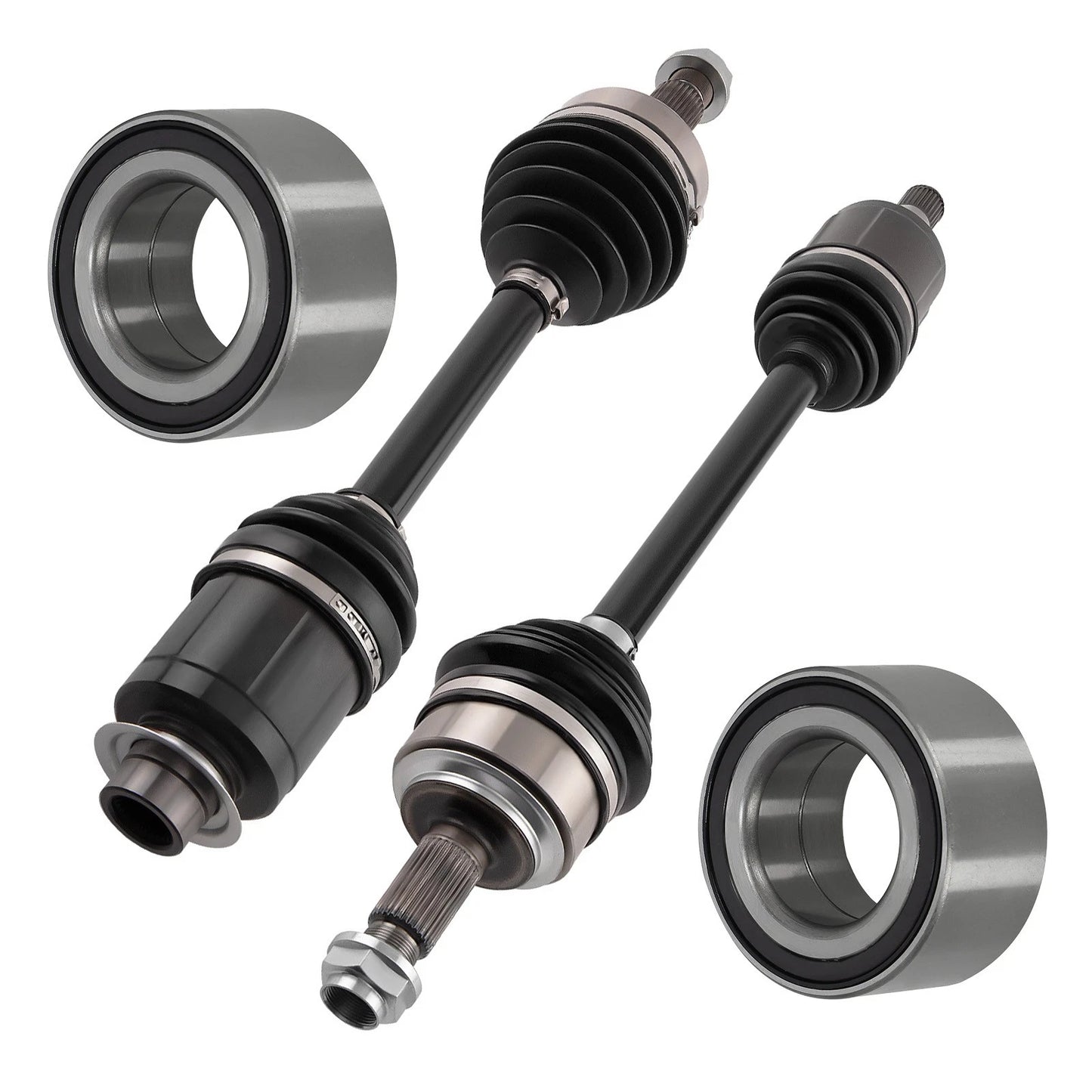 Front Left & Right CV Axle Shaft Wheel Bearings for Honda CR-V (2012–2014)
