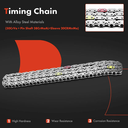 6x Timing Chain Kit for Toyota Corolla (2000–2008) Matrix (2003–2008)
