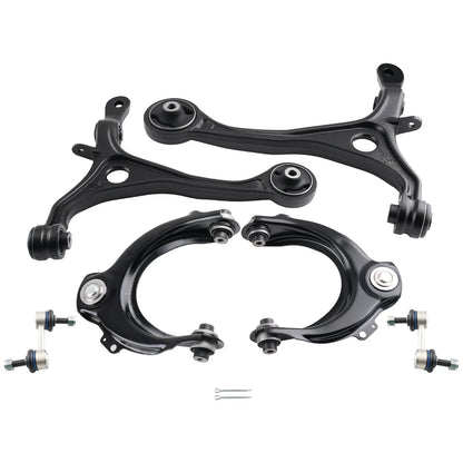 Front Upper Lower Control Arm Sway Bar Links Kit for Honda Accord (2003–2007)