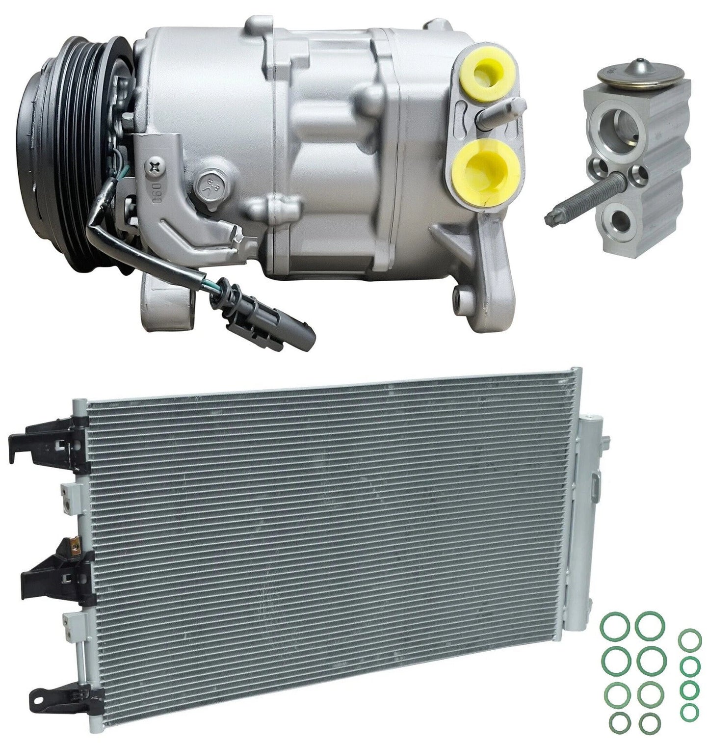 AC Compressor Kit With Condenser for Cadillac Escalade 6.2L (2021–2021)