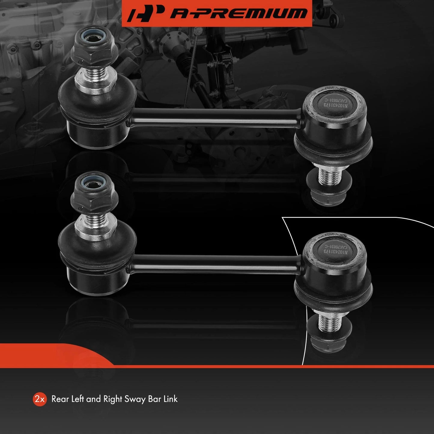 2X Rear Sway Bar Link for Ford Edge, Chevy Camaro, Mazda CX-9, Lincoln